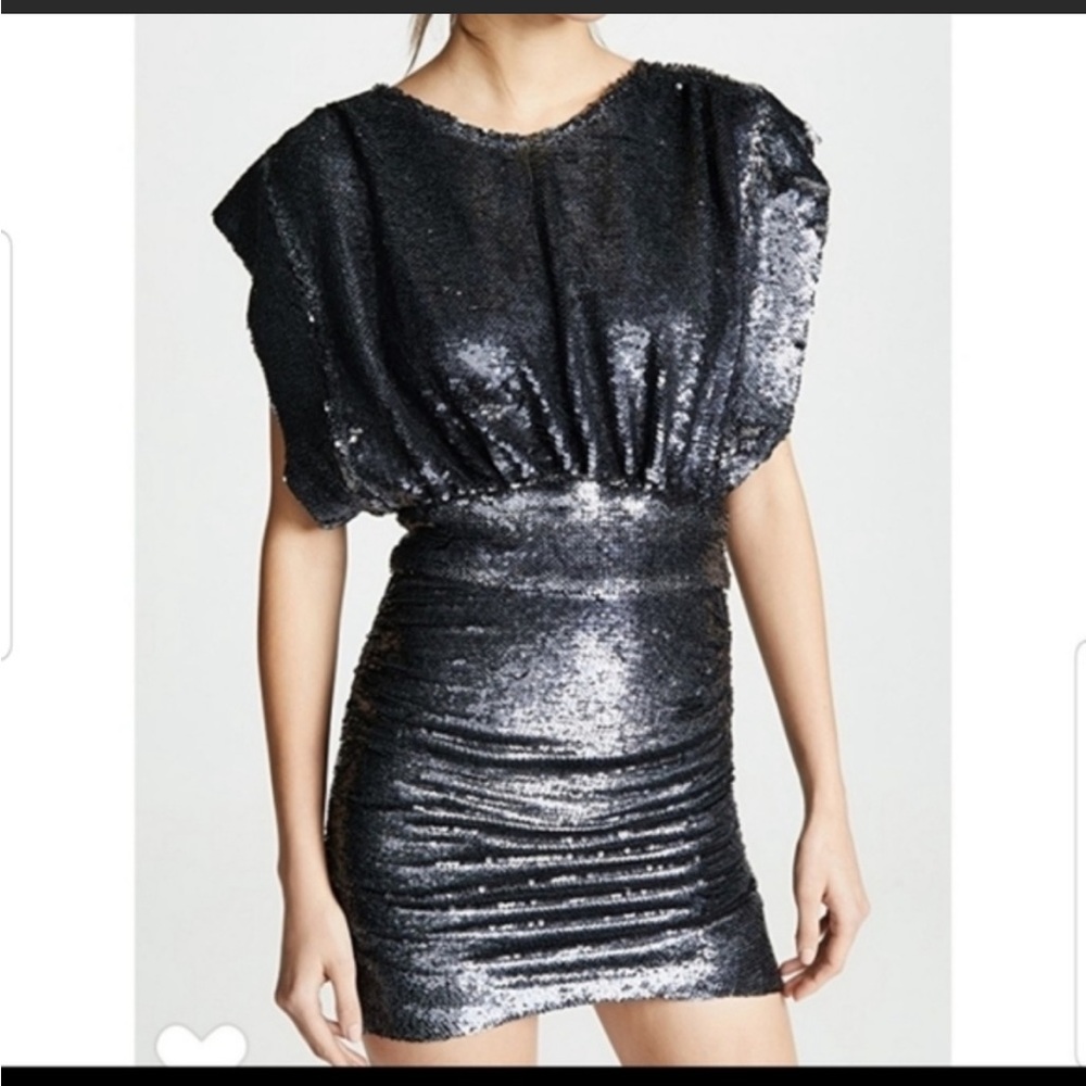Iro Cowl Neck Mini Dress